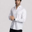 Camicia uomo MOD 013-025 Floranth Bianco