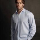 Men's Shirt MOD 013-025 Floranth Light Steel Blue
