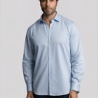 Camicia uomo MOD 013-025 Floranth Light Steel Blue