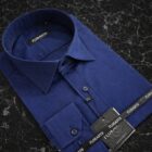 Men's Shirt MOD 013-025 Floranth Midnight Blue