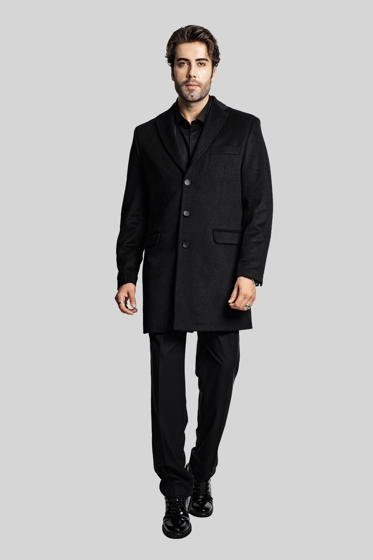 Cappotto uomo MOD 012-025 Floranth Nero