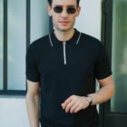 Polo uomo MOD 008-025 Floranth Nero
