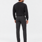 Floranth Essential Fine-Rib Knit Sweater MOD 004-025 – Black, back