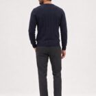 Floranth Essential Fine-Rib Knit Sweater MOD 004-025 – Navy, back